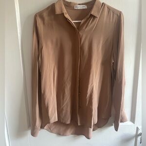 Everlane 100% silk button up shirt